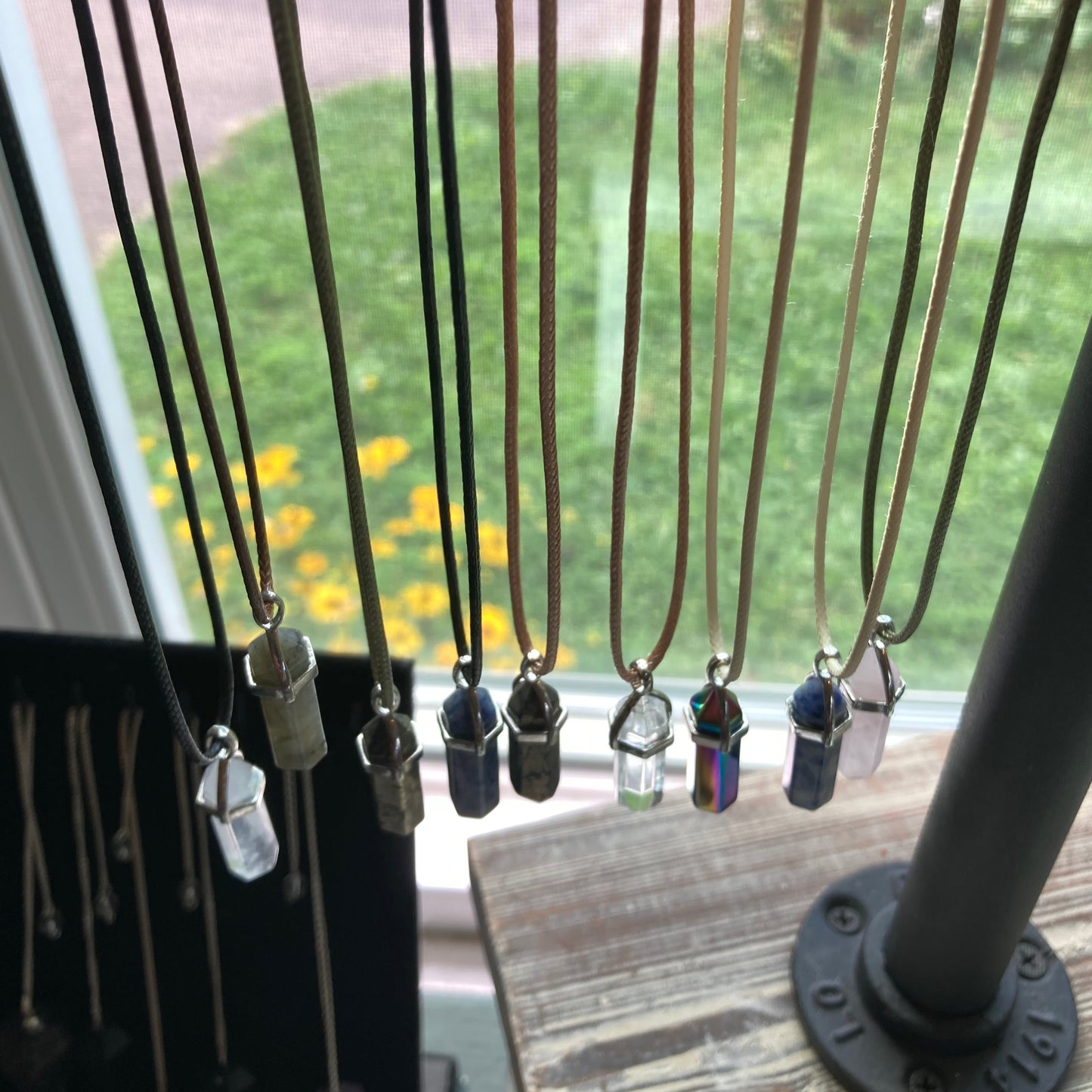 $15 crystal necklaces