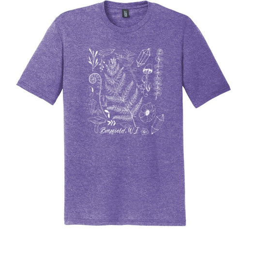 Crystal Healing Bayfield T -Shirts Purple Frost