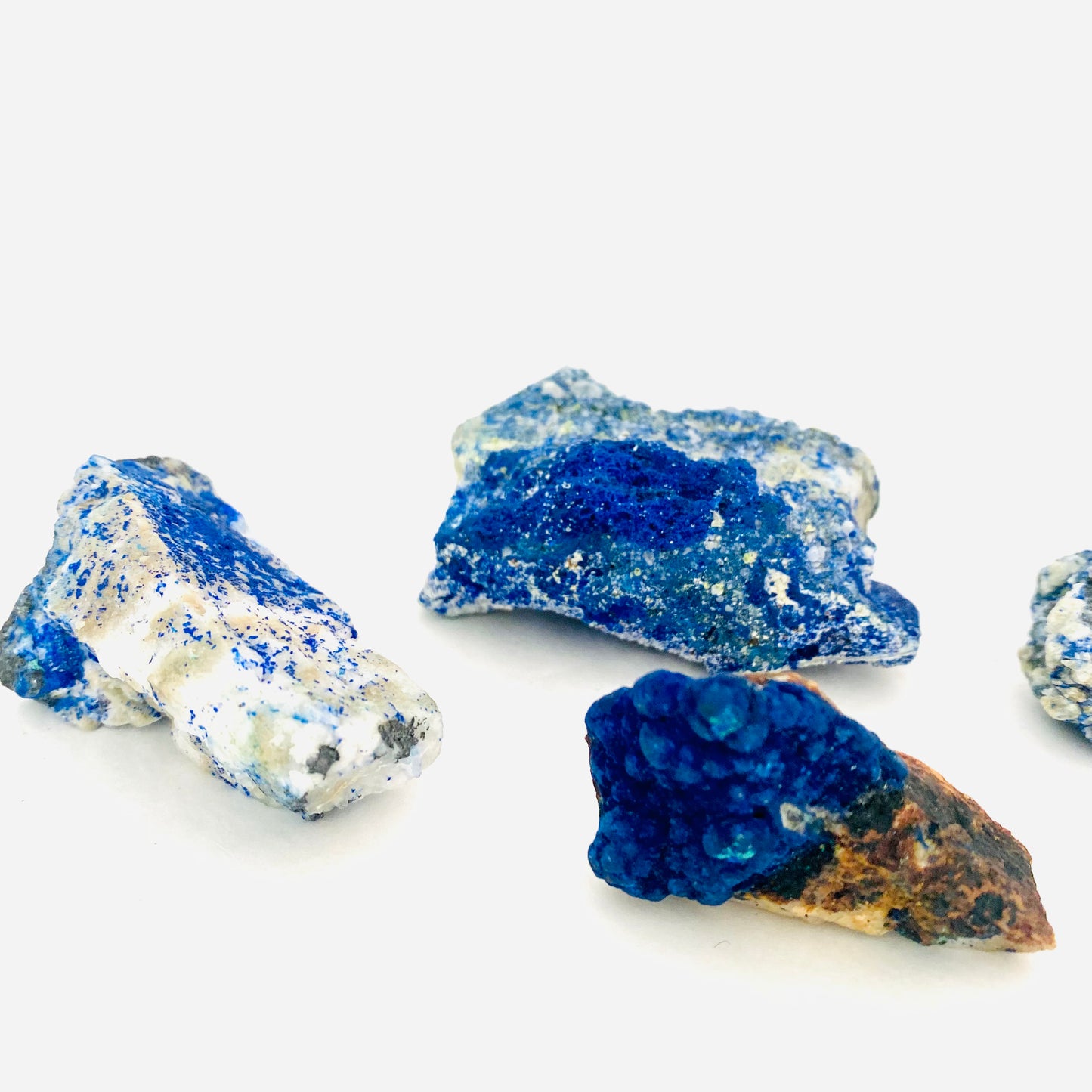 Azurite Quartz Crystals